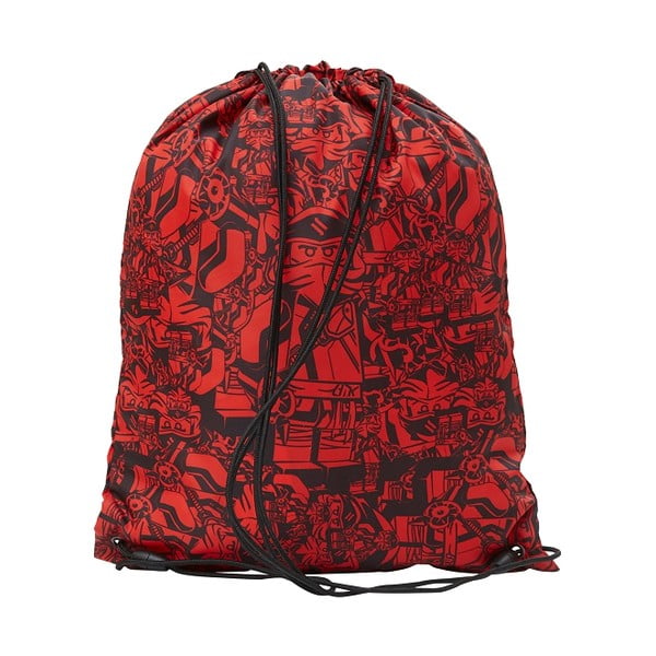 Set di 3 pezzi composto da cartella, astuccio e borsa rossa per la scuola Ninjago Easy - LEGO®-image-3