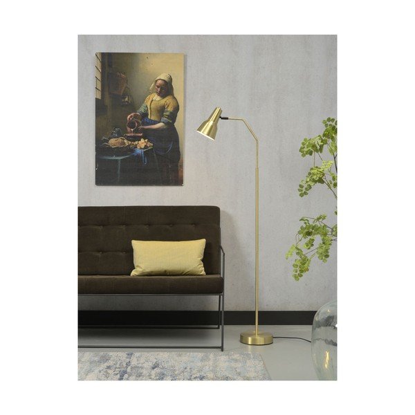 Lampada da terra con paralume in metallo color oro (altezza 140 cm) Valencia - it's about RoMi-image-3