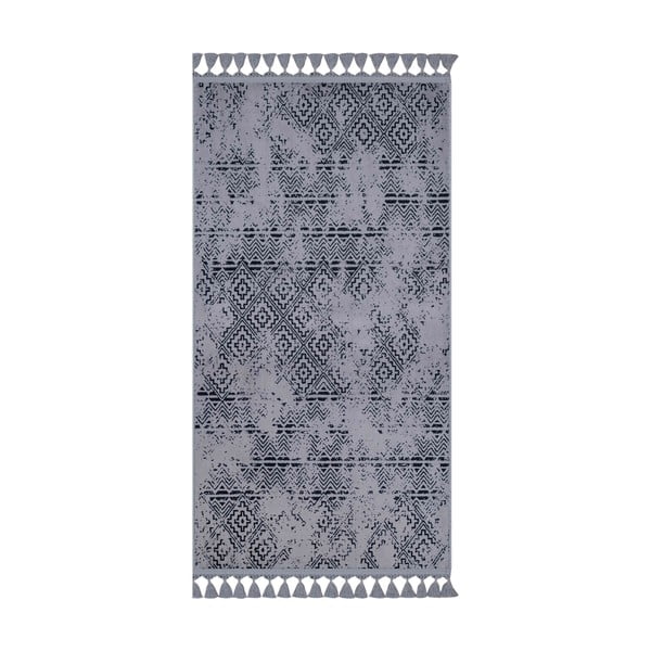 Tappeto grigio lavabile 200x80 cm - Vitaus