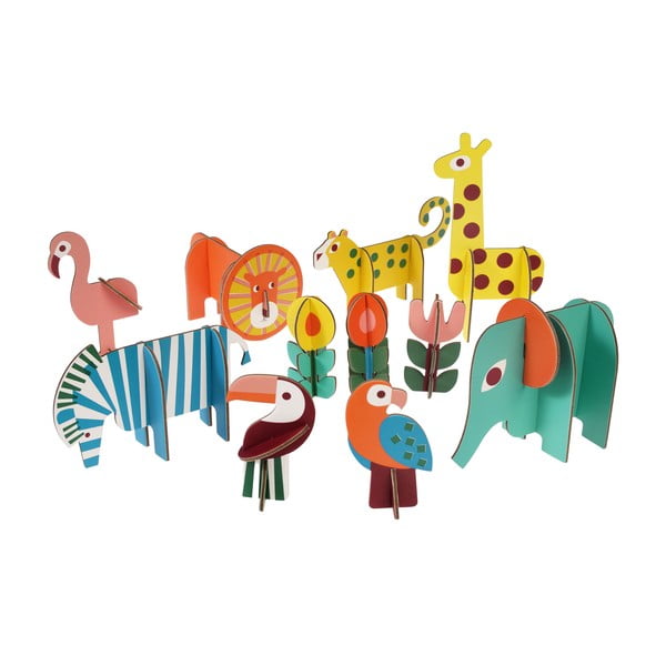 Gioco pieghevole in legno Wild Wonders - Rex London-image-2