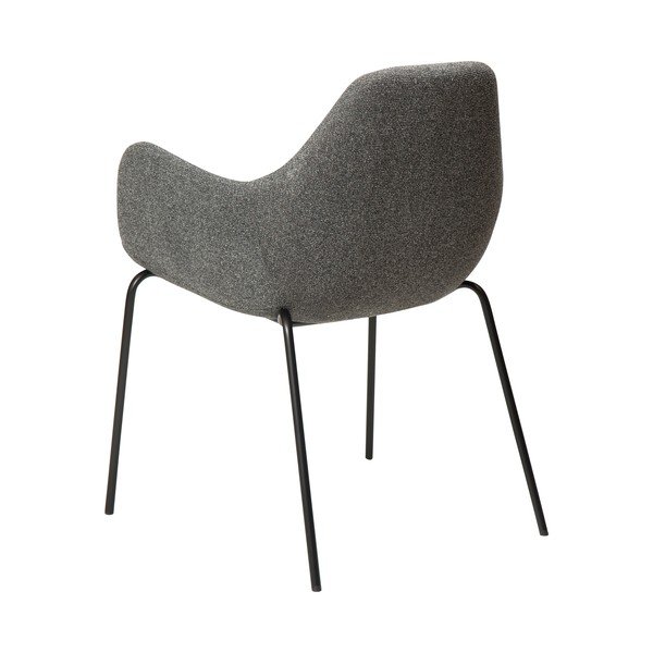 Poltrona grigia in tessuto bouclé Zimmer - DAN-FORM Denmark-image-4