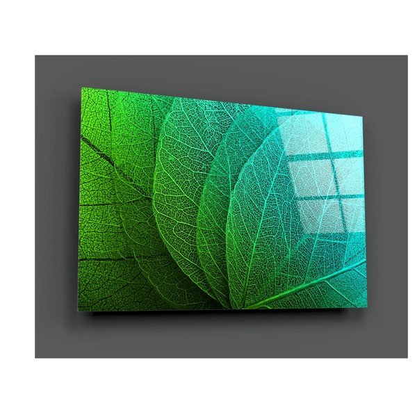 Pittura su vetro Foglia verde - Insigne-image-3