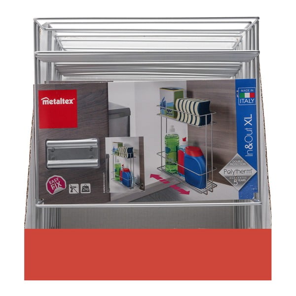 Ripiano estraibile a 2 livelli In Out - Metaltex-image-3