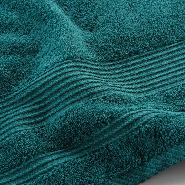 Asciugamano in spugna di cotone verde scuro 70x130 cm Tendresse - douceur d'intérieur-image-2