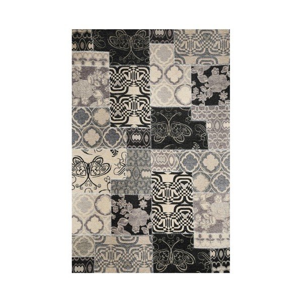 Koberec Webtappeti Modern Kilim Charcoal, 60 x 120 cm