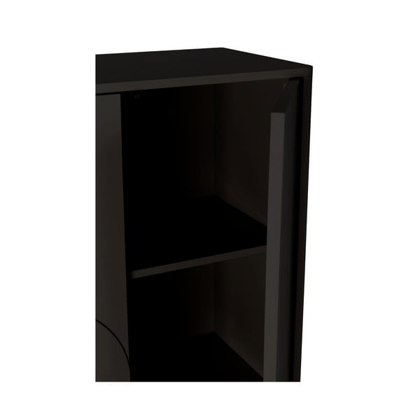 Armadietto nero 80x130x40 cm Solei – MOME-image-4