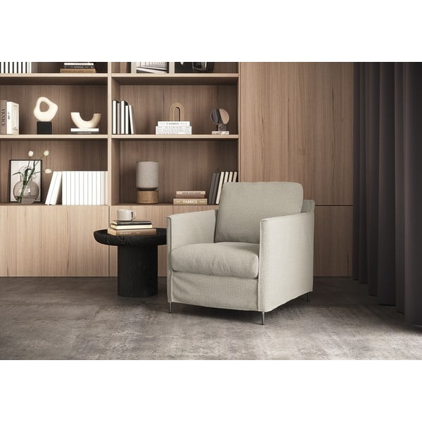 Poltrona beige Petito - Furninova-image-4
