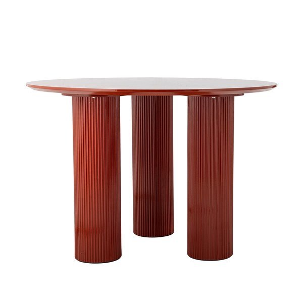 Tavolo da pranzo rotondo lucido ø 110 cm Della – Bloomingville-image-3