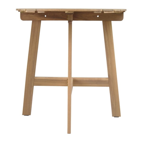 Tavolo da pranzo da giardino in acacia massiccia 45x70 cm Nina - LDK Garden-image-4