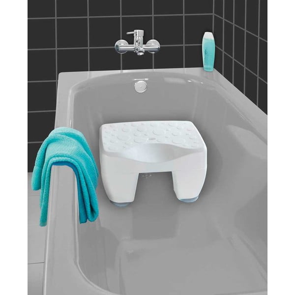 Sgabello da bagno bianco Secura - Wenko-image-3