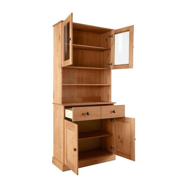 Credenza in legno di pino di colore naturale 181x34 cm Mille - Støraa-image-3