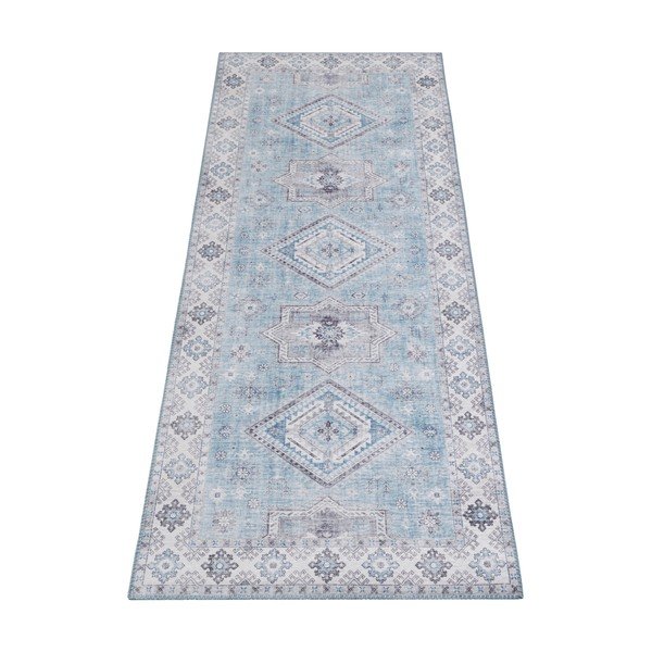 Runner azzurro, 80 x 200 cm Gratia - Nouristan-image-4