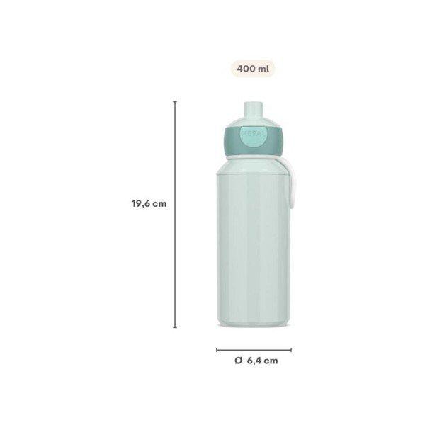 Bottiglia per bambini beige in plastica 400 ml Sunshine & Rainbow – Mepal-image-4