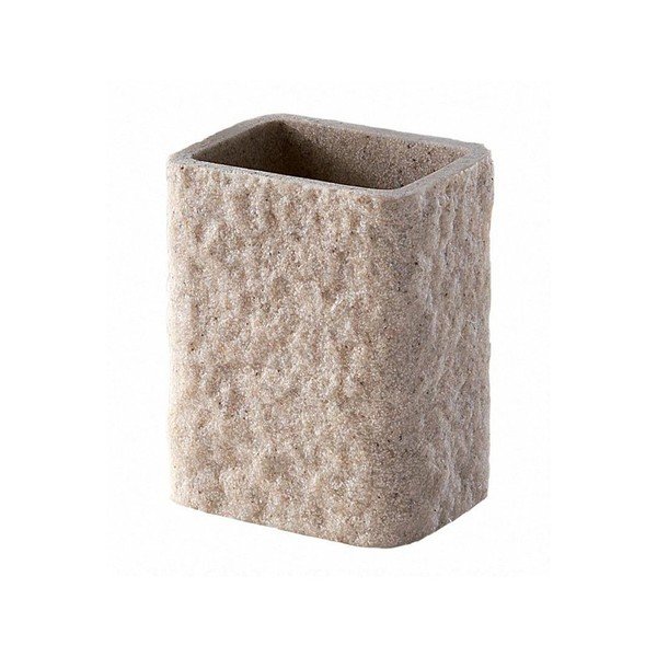 Tazza beige per spazzolini da denti Aries - Sapho