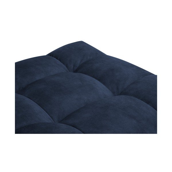Pouf in velluto blu Vesta - Windsor & Co Sofas-image-1