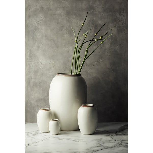 Vaso bianco in gres (altezza totale 20 cm) Gastro  – Bitz-image-1