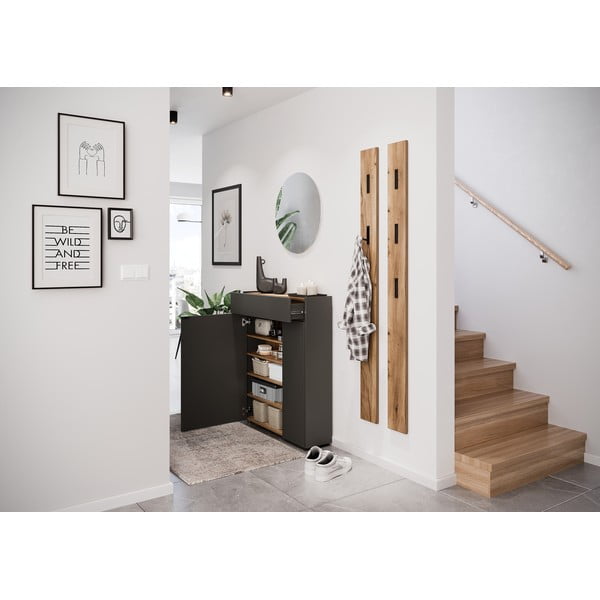 Armadietto color antracite 82x102x22 cm Ameca – Germania-image-4