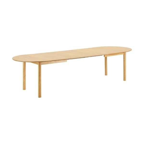Tavolo da pranzo con effetto rovere allungabile con estensione Bundaberg – House Nordic