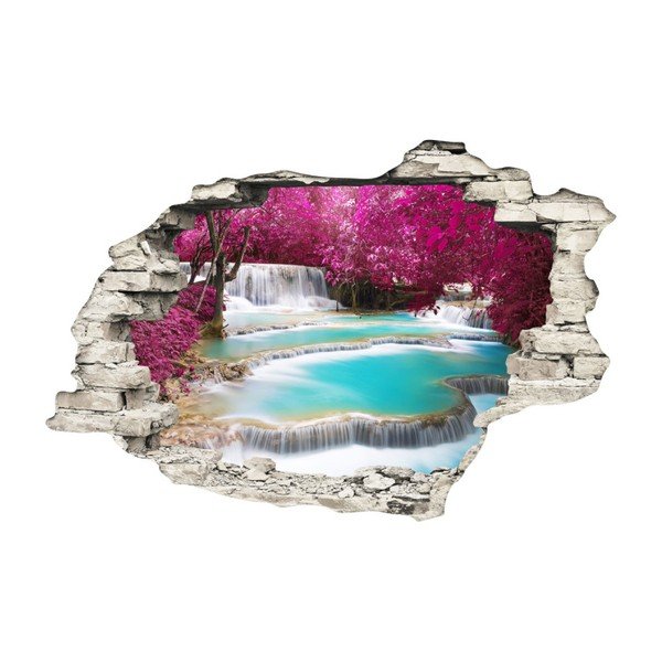 Sticker Fanastick Cascata nella giungla forestale - Ambiance-image-2