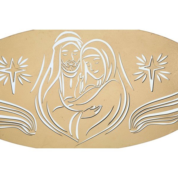 Decorazione murale in colore oro Nativity - Mauro Ferretti-image-2