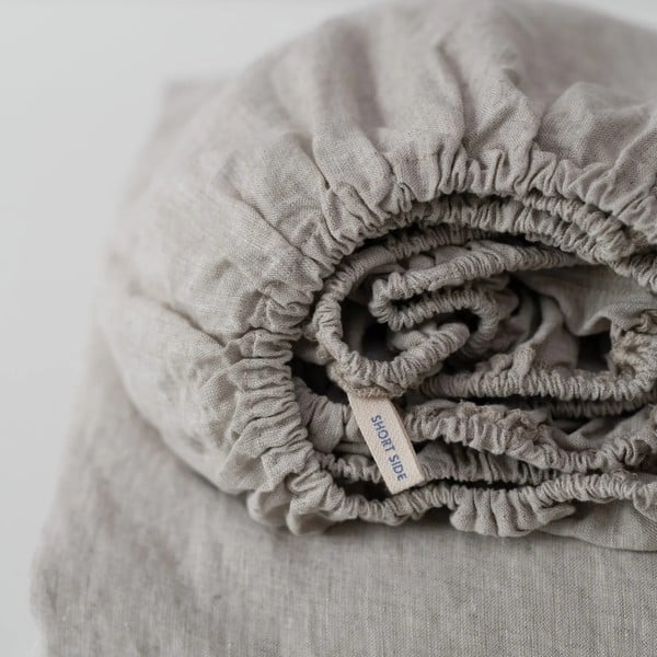 Lenzuolo di lino verde scuro 200x180 cm Forest Green - Linen Tales-image-2