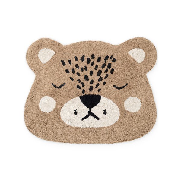 Tappeto per bambini marrone chiaro in cotone lavabile/tessuto a mano 93x120 cm Snuggle Bea – Hanse Home