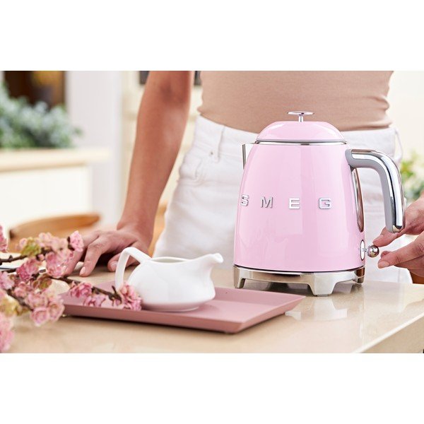 Teiera rosa in acciaio inox 800 ml Retro Style - SMEG-image-2