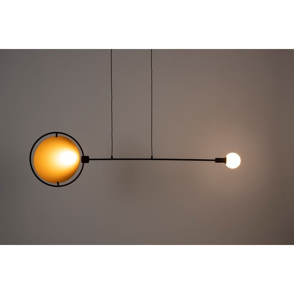 Lampadario dimmerabile a LED in giallo ocra e nero Sirius - Zuiver-image-1