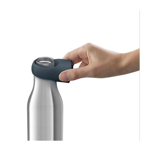 Set di bottiglie e tazze da viaggio in acciaio inox Loop&Sipp - Joseph Joseph-image-1