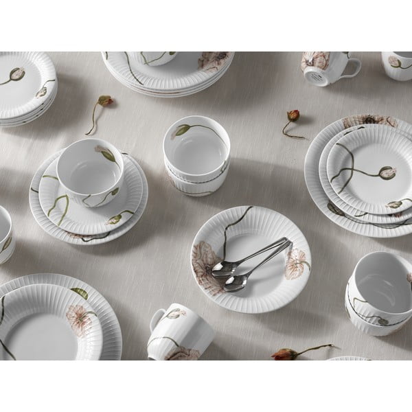 Tazza in porcellana bianca Poppy, 330 ml Hammershøi - Kähler Design-image-3