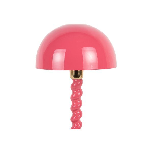 Lampada da tavolo rosa con paralume in metallo (altezza totale 39 cm) Prisa – Leitmotiv-image-2