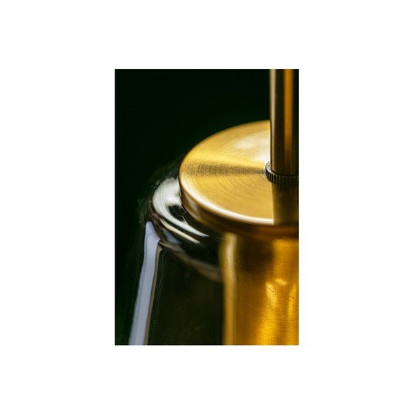 Apparecchio a sospensione in oro con paralume in metallo e vetro ø 17 cm Lime - GTV-image-2