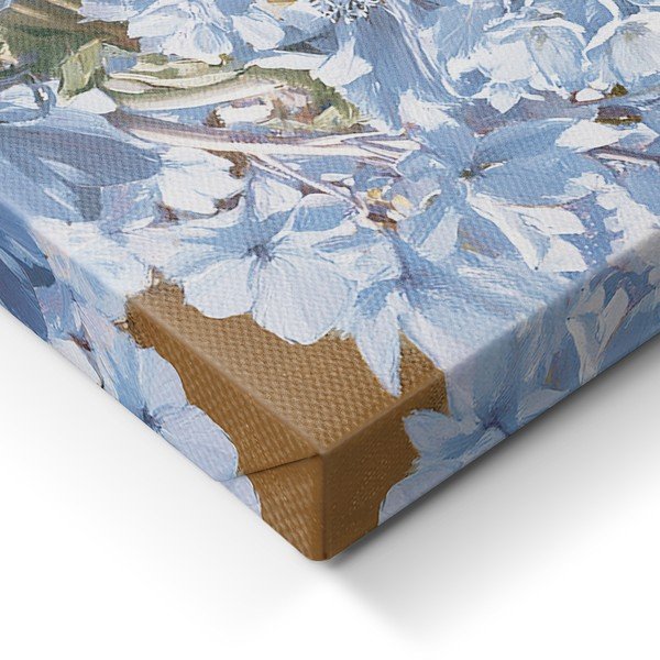 Dipinto stampato dipinto su tela 32x32 cm Floral Feline – Styler-image-4