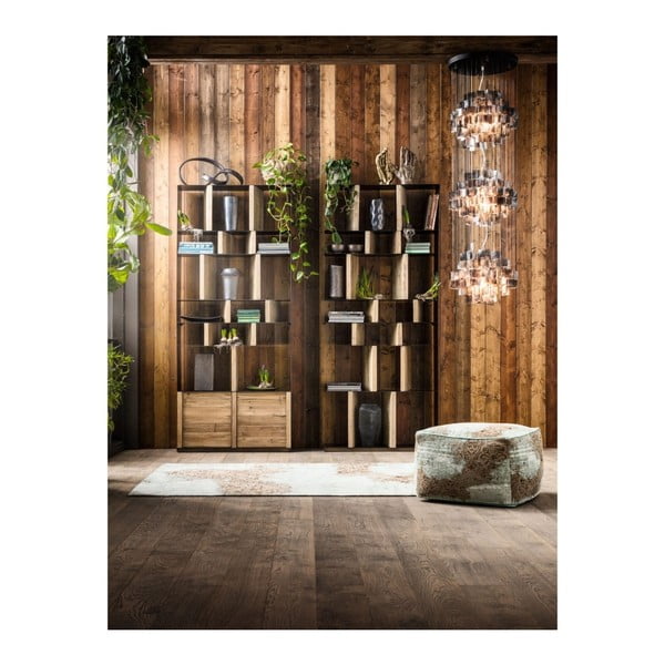 Libreria in legno di pino riciclato Storm - Kare Design-image-4