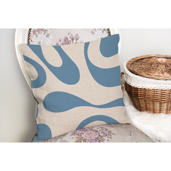Federa decorativa 43x43 cm Blue Latte – Mila Home-image-1