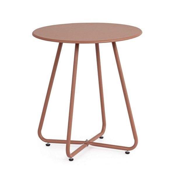 Tavolino da giardino rotondo in acciaio ø 45 cm Jable – Bizzotto
