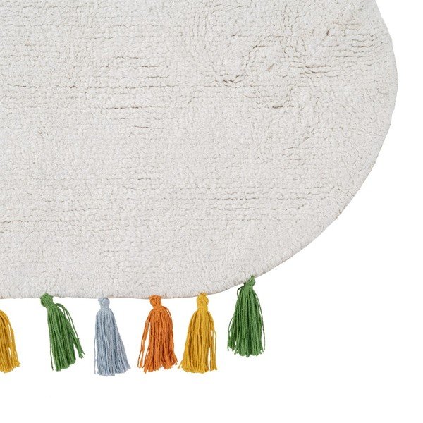 Tappeto per bambini in cotone bianco 90x150 cm Cloud - Ixia-image-4