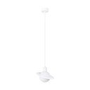 Lampadario per bambini bianco con paralume in vetro ø 20 cm Mab – Sollux