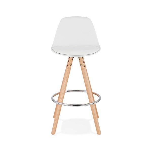 Sgabello da bar bianco, altezza seduta 64 cm Anau - Kokoon-image-2