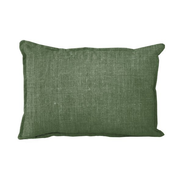 Cuscino decorativo verde Lino Moss, 35 x 50 cm - Really Nice Things-image-2