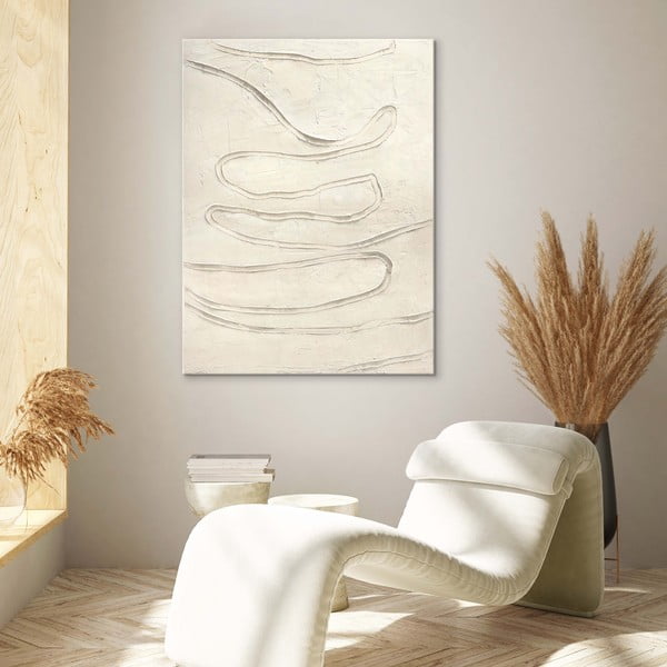 Quadro dipinto a mano 88x118 cm Track The Line - Malerifabrikken-image-1