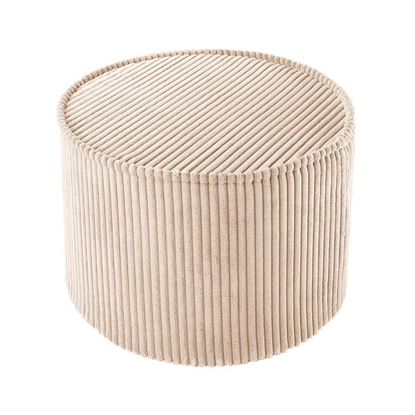 Pouf per bambini marrone chiaro con rivestimento in velluto a coste – Wigiwama