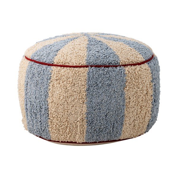 Pouf per bambini azzurro/beige Charoline – Bloomingville Mini