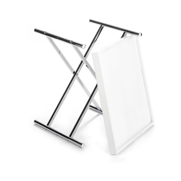 Tavolino bianco con piano estraibile Baldi - Tomasucci-image-1
