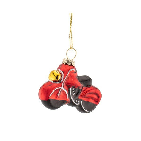 Set di palline di Natale in vetro 3 pz 3 cm Transport – Sass & Belle-image-1