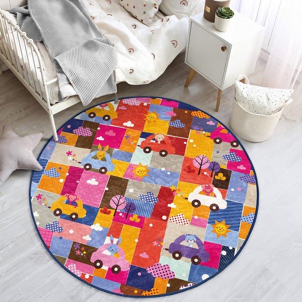 Tappeto per bambini ø 120 cm Comfort - Mila Home-image-4
