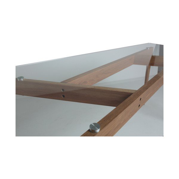 Tavolo da pranzo con gambe marroni Janis, 160 x 90 cm - Marckeric-image-2
