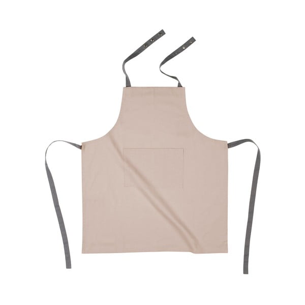 Grembiule da cucina in cotone beige - Tiseco Home Studio