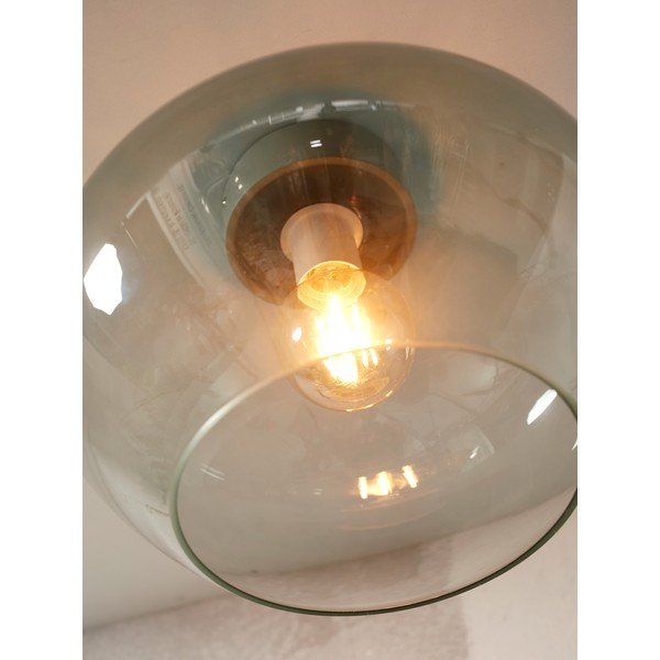 Lampada da soffitto grigia con paralume in vetro ø 35 cm Bologna - it's about RoMi-image-3