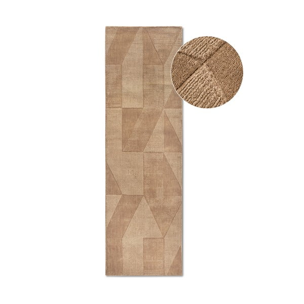 Passatoia beige in lana tessuta a mano 80x250 cm Ursule - Villeroy&Boch